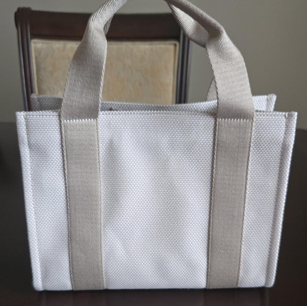 lululemon athletica Cream and Tan Mini Tote Bag - Picture 3 of 9